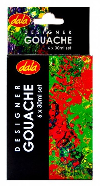 Dala Designer Gouache 6 x 30ml Set