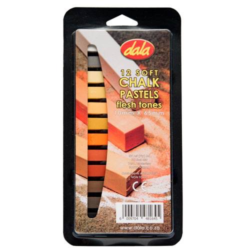 Dala 12x Chalk Pastel Set - flesh tones