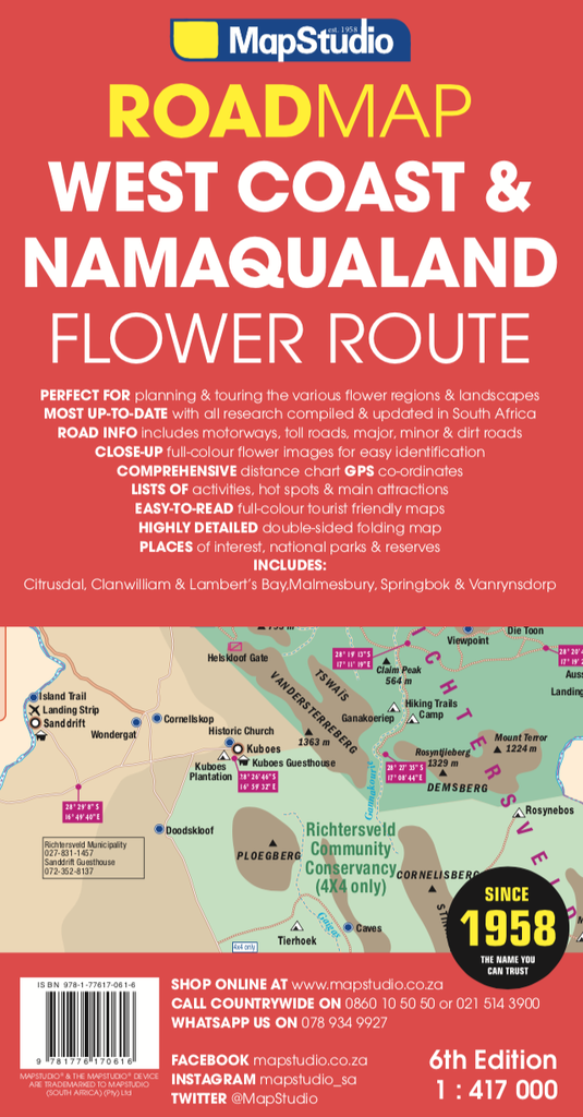 West Coast &amp; Namaqualand Flower Route Roadmap