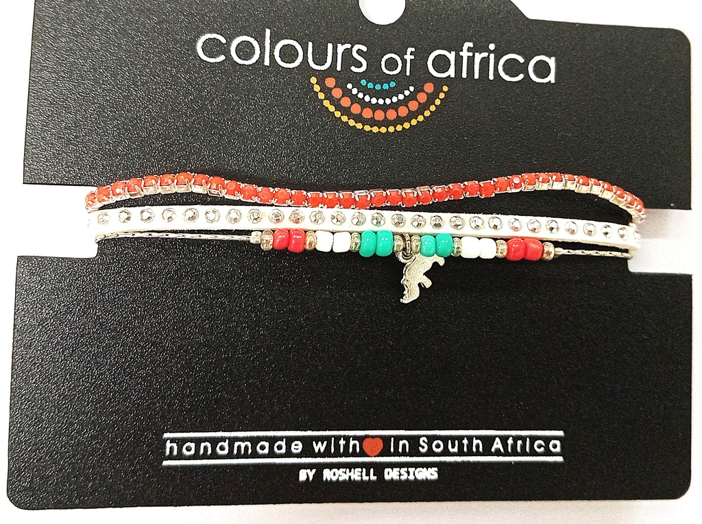 Colours of Africa bracelet