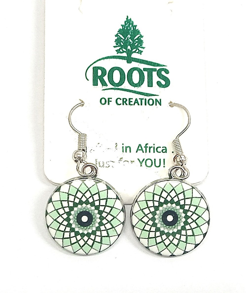 Mandala Resin Earrings