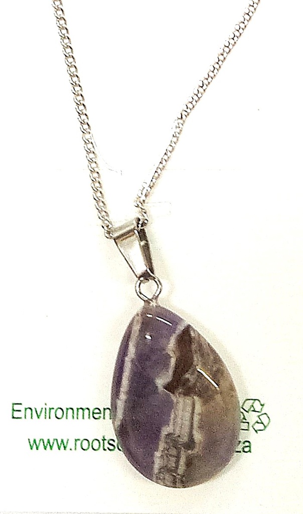 Amethyst Teardrop Necklace