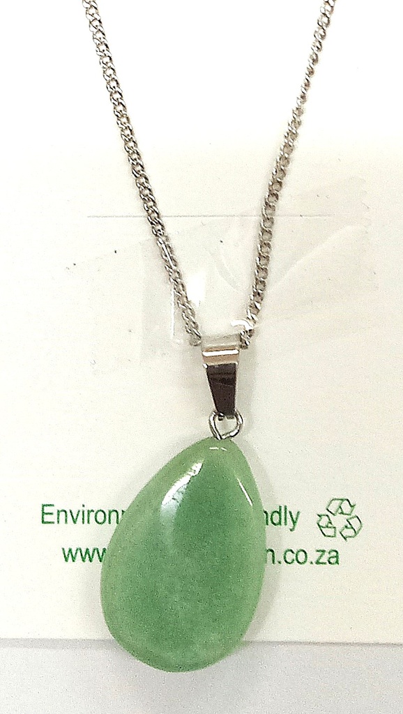 Aventurine Teardrop Necklace