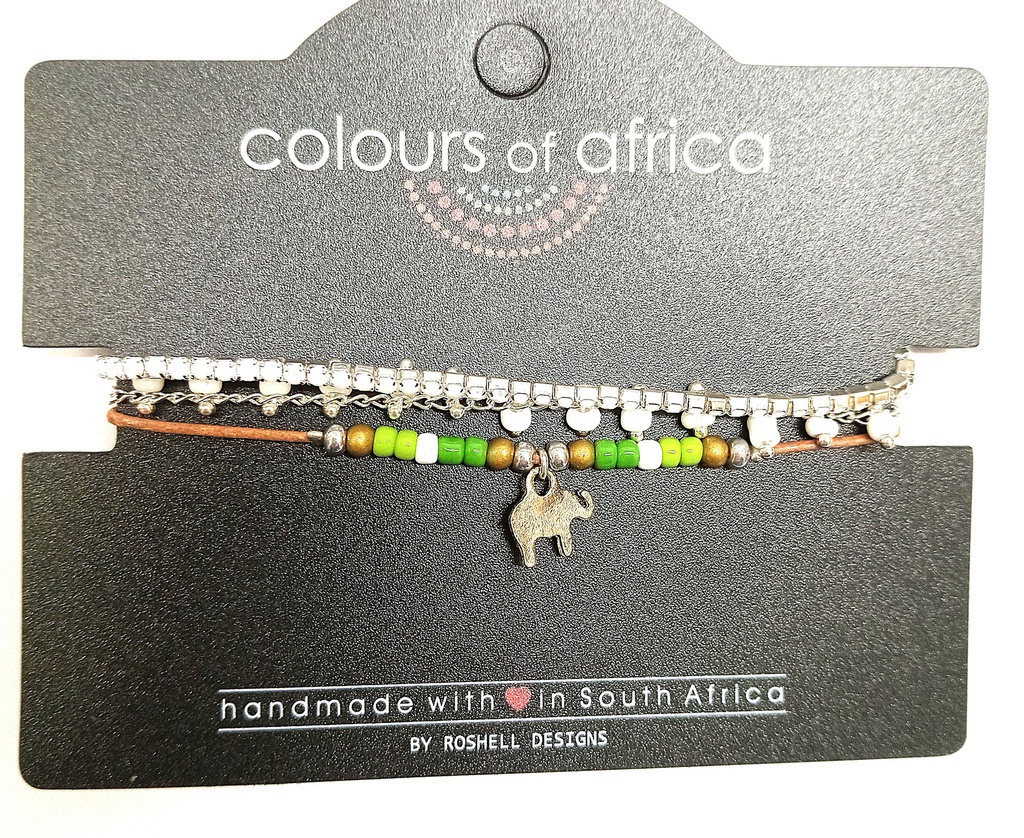 COA Green Silver Bracelet