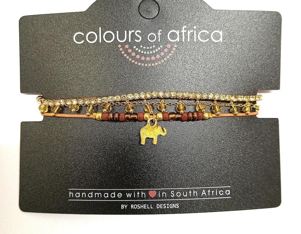 COA Brown Gold Bracelet