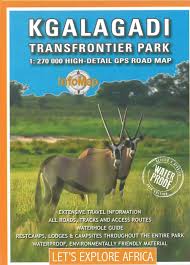 Kgalagadi Transfrontier Park GPD Road Map