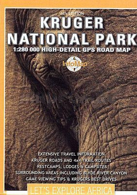 Kruger National Park GPS Road Map