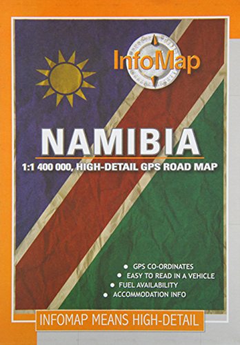 Namibia GPS Road Map