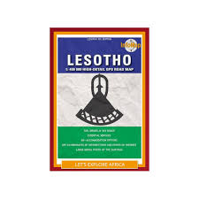 Lesotho GPS Road Map