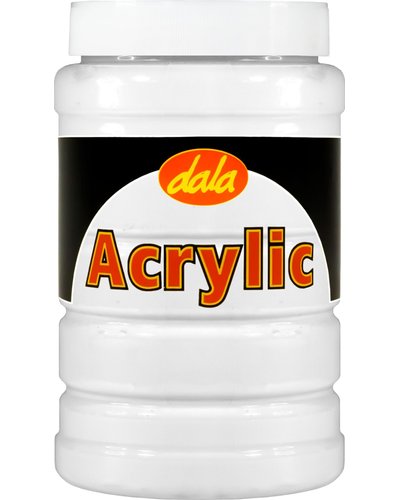 Dala Acrylic Paint 1L - 101 Titanium White