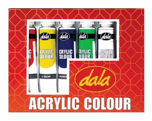 Dala Acrylic Colours Set 6x12ml