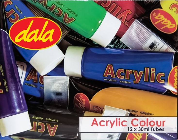 Dala Acrylic Colours Set 12x30ml