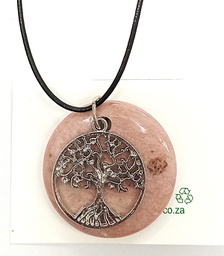 [JEWEL] ROC Rhodonite Tree Pendant