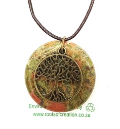 [JEWEL] ROC Unakite Tree Pendant