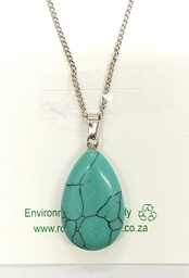[JEWEL] ROC Turquoise Teardrop Necklace