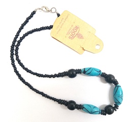 [JEWEL] ROC Wood Bead Necklace