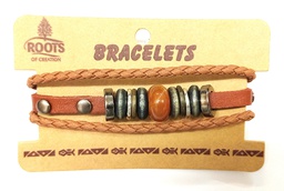 [Jewellery] ROC Leather Beads Bracelet