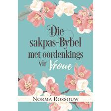 [ Books ] Die sakpas-Bybel met oordenkings vir vroue